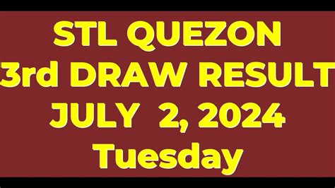 stl quezon ligaho|STL Quezon Province Results June 1 to 30, 2024.